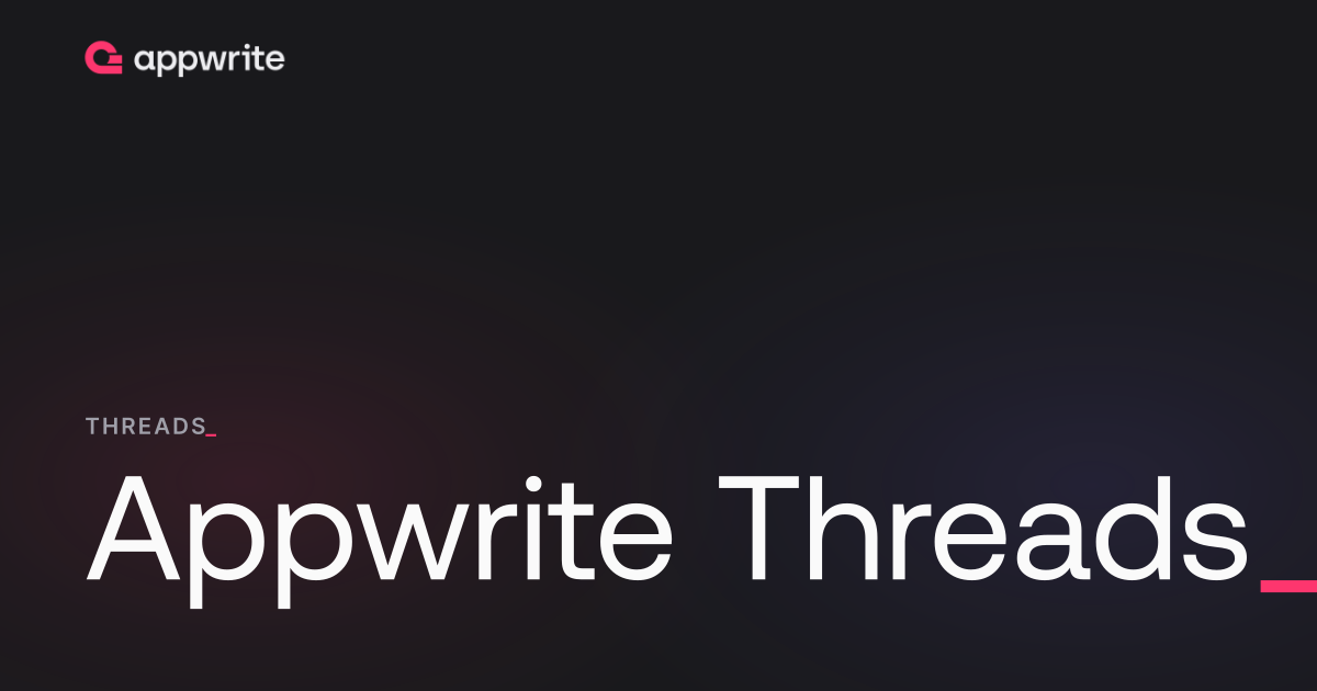 Edmond - Threads · Appwrite